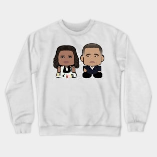 Mr. & Mrs. Obamabot POLITICO'BOT Toy Robot (Thumbs Up) Crewneck Sweatshirt
